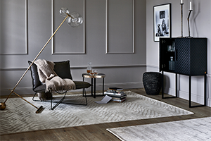 Viskoosimatto beige, ELSE